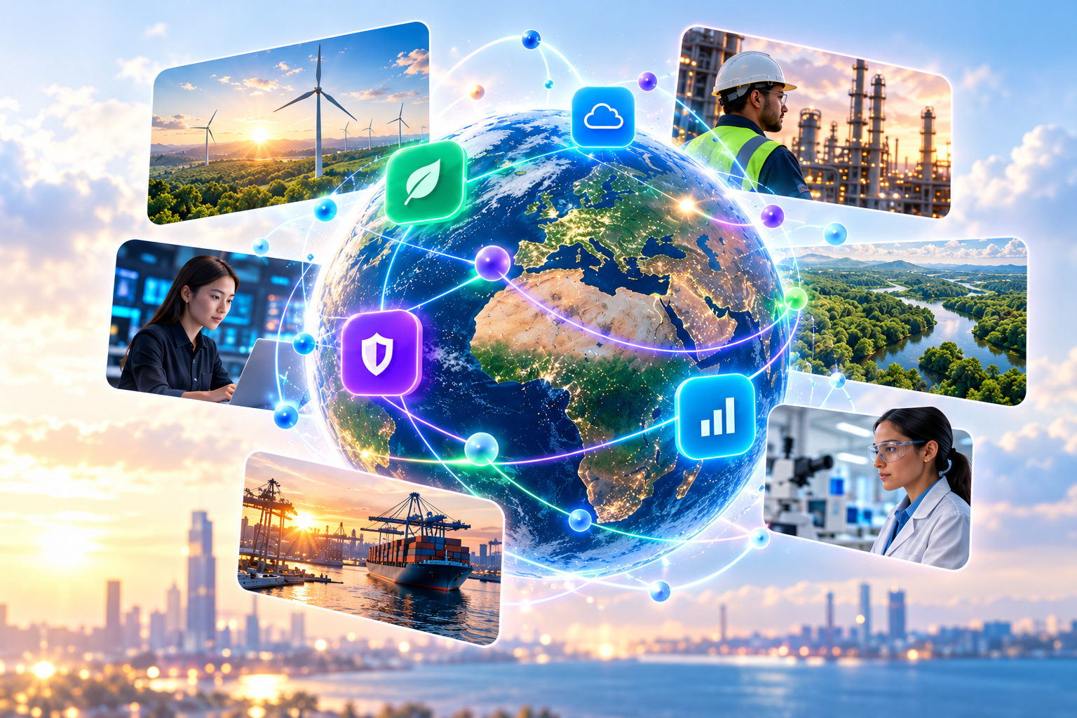 A global learning network connecting professional fields around the world